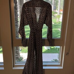 Rhode resort polka dot shirtdress
